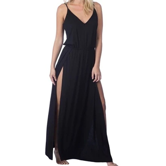 La Blanca Other - La Blanca Resortwear Black Swimsuit Cover,‎ 59" Long, 43" Slit on each side